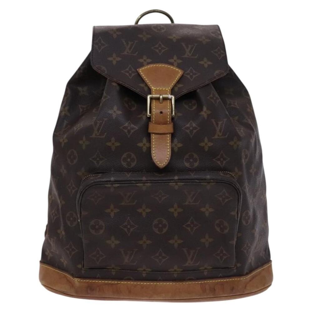 Louis Vuitton Monogram Montsouris GM Backpack Brown